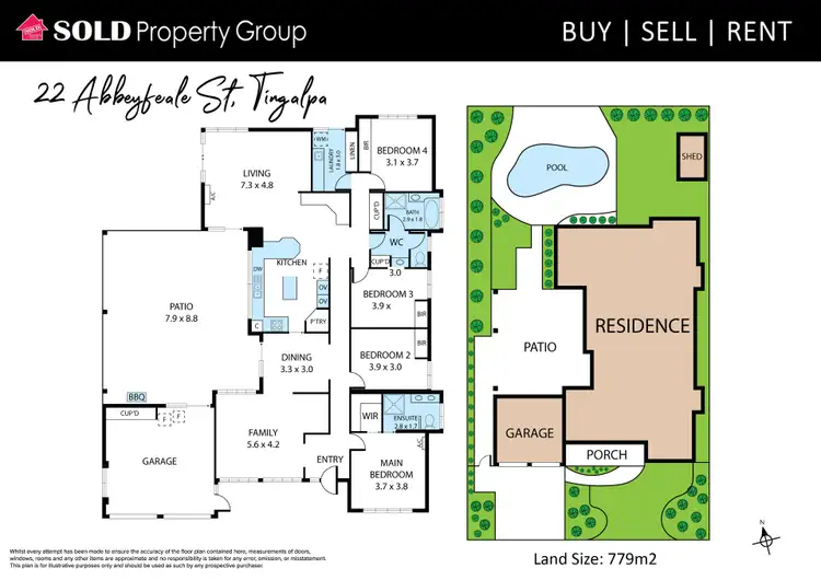 Floorplan of Homely house listing, 22 Abbeyfeale Street, Tingalpa QLD 4173