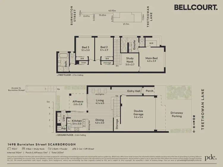 Floorplan of Homely house listing, 149B Burniston Street, Scarborough WA 6019