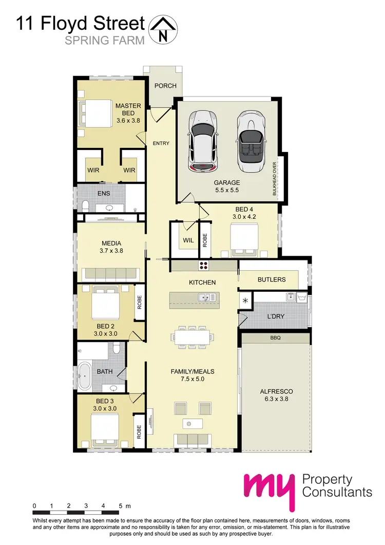 Floorplan of Homely house listing, 11 Floyd Street, Spring Farm NSW 2570