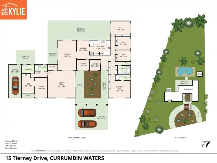 Floorplan of Homely house listing, 15 Tierney Drive, Currumbin Waters QLD 4223