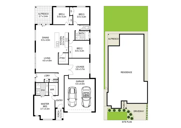 Floorplan of Homely house listing, 25 Stevenage Drive, Strathtulloh VIC 3338
