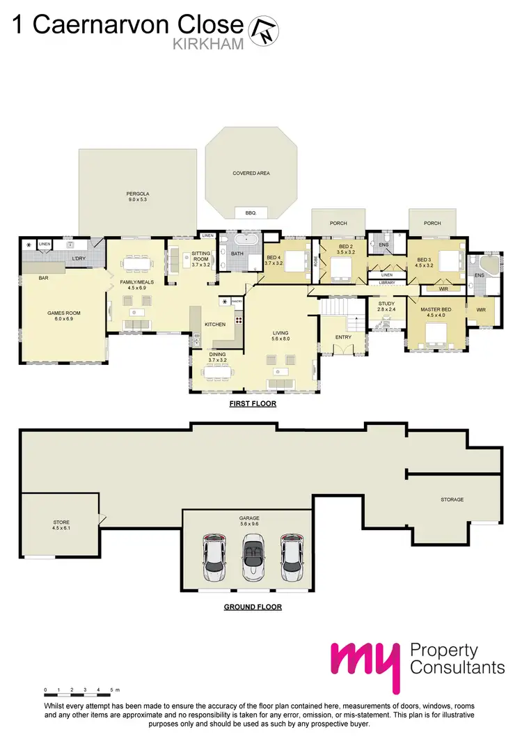 Floorplan of Homely house listing, 1 Caernarvon Close, Kirkham NSW 2570