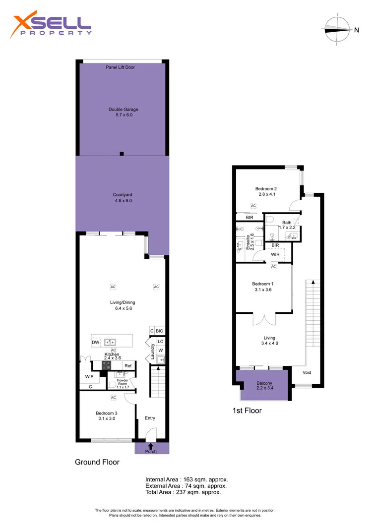 Floorplan of Homely townhouse listing, 194 East Parkway, Lightsview SA 5085