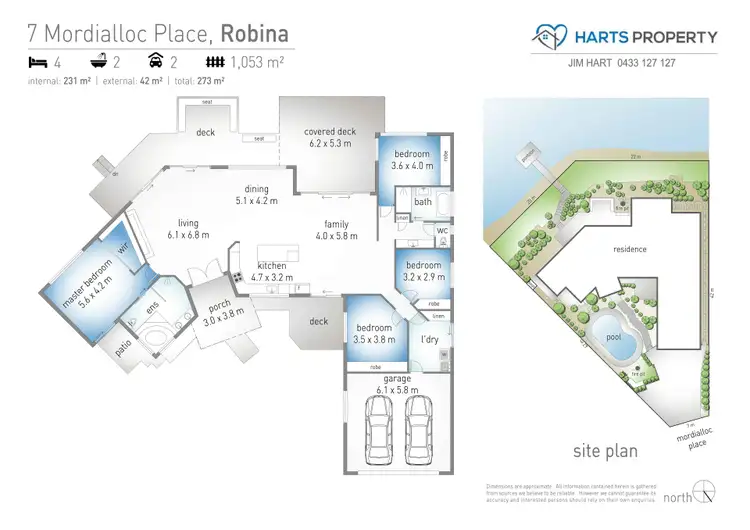 Floorplan of Homely house listing, 7 Mordialloc Place, Robina QLD 4226