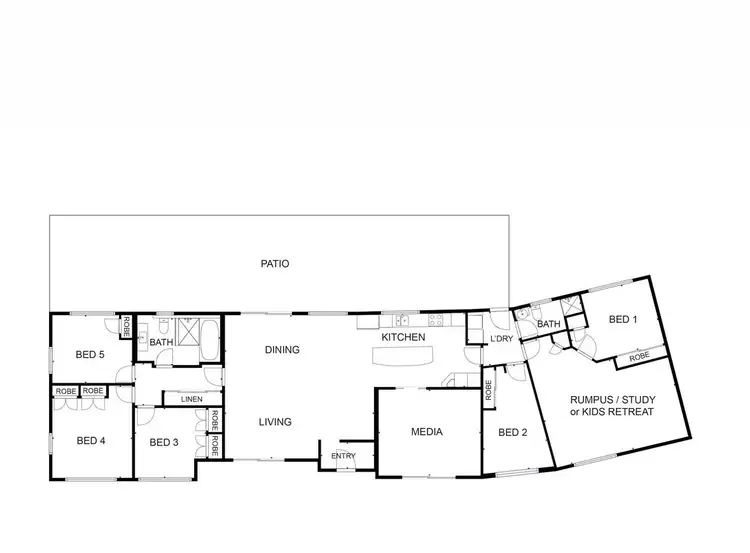 Floorplan of Homely house listing, 45 Rothon Drive, Rochedale South QLD 4123