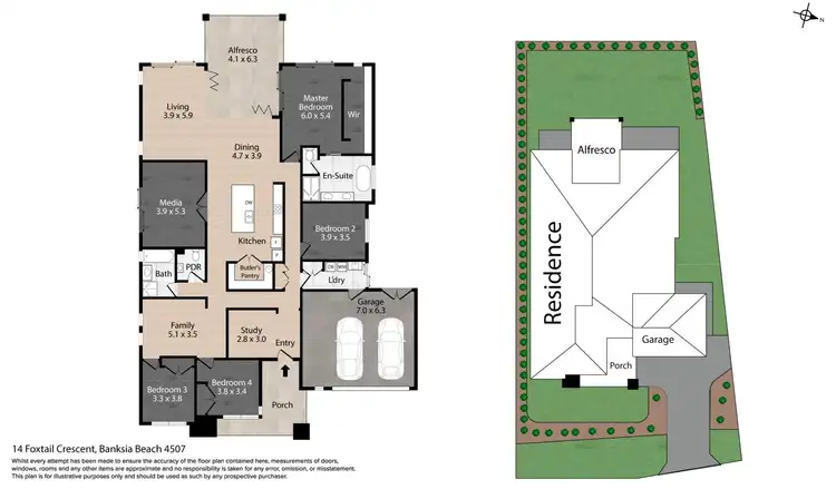 Floorplan of Homely house listing, 14 Foxtail Crescent, Banksia Beach QLD 4507