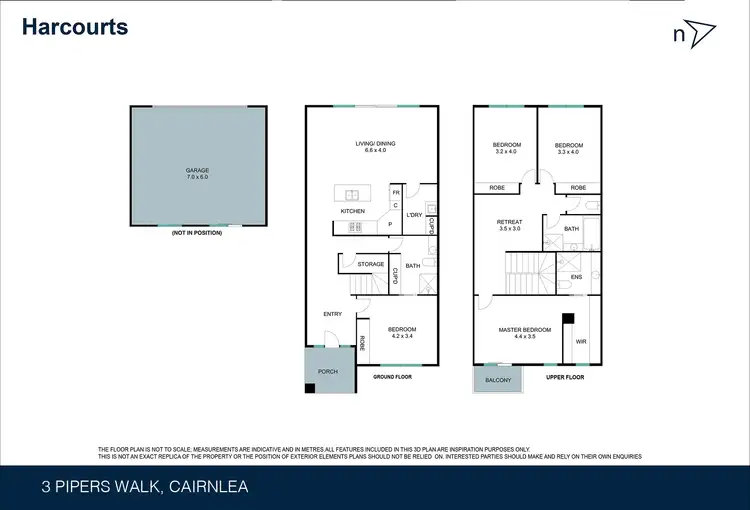 Floorplan of Homely house listing, 3 Pipers Walk, Cairnlea VIC 3023
