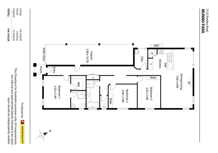 Floorplan of Homely house listing, 7/122 Peerless Road, Munno Para West SA 5115