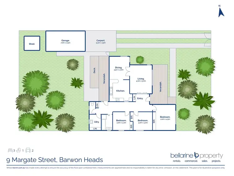 Floorplan of Homely house listing, 9 Margate Street, Barwon Heads VIC 3227