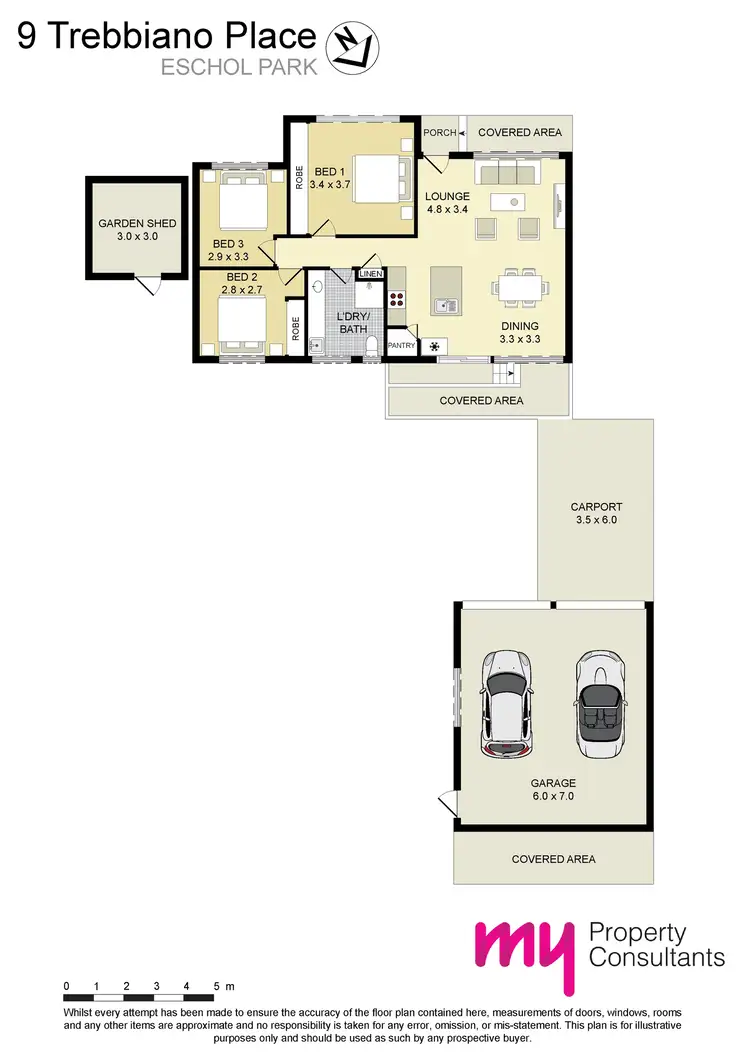 Floorplan of Homely house listing, 9 Trebbiano Place, Eschol Park NSW 2558