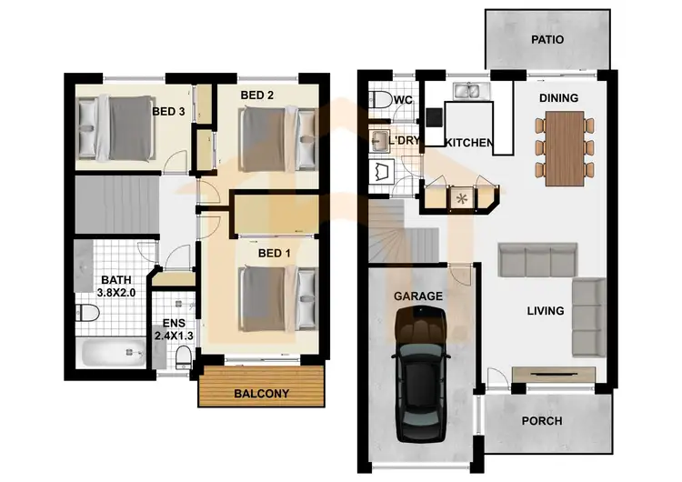Floorplan of Homely unit listing, 45/65-87 Demeio Road, Berrinba QLD 4117