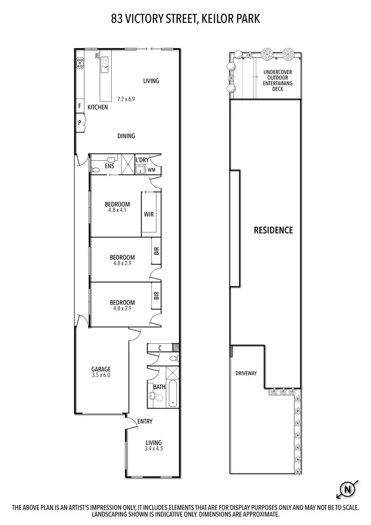 Floorplan of Homely house listing, 83 Victory Street, Keilor Park VIC 3042