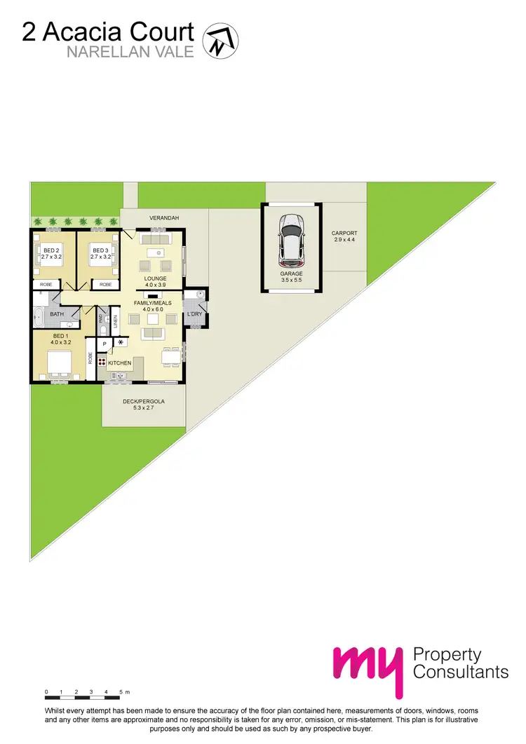 Floorplan of Homely house listing, 2 Acacia Court, Narellan Vale NSW 2567