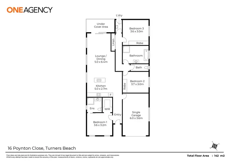 Floorplan of Homely house listing, 16 Poynton Close, Turners Beach TAS 7315