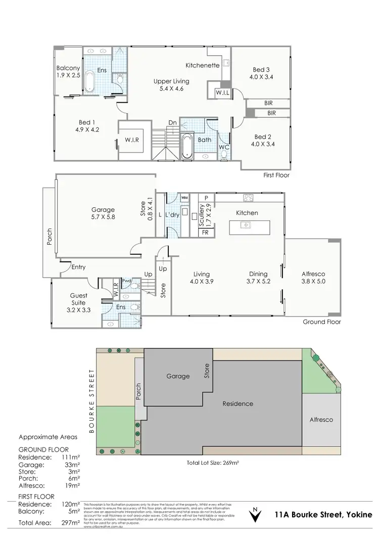Floorplan of Homely house listing, 11A Bourke Street, Yokine WA 6060