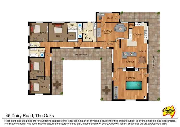 Floorplan of Homely house listing, 45 Dairy Road, The Oaks NSW 2570