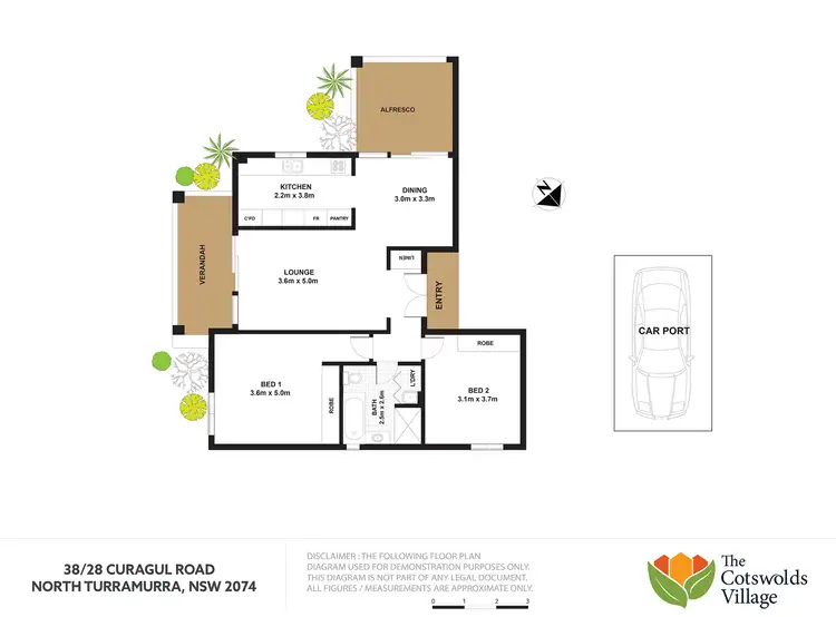 Floorplan of Homely apartment listing, U38/28 Curagul Road, North Turramurra NSW 2074