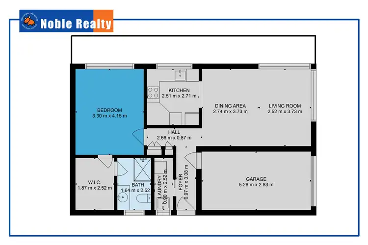 Floorplan of Homely unit listing, 1/50 Little Street, Forster NSW 2428