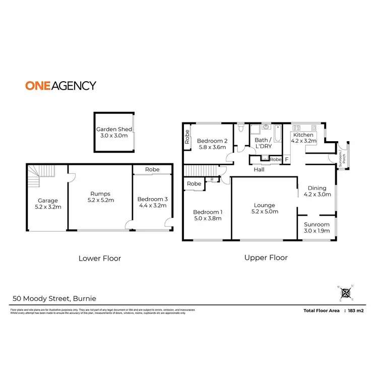 Floorplan of Homely house listing, 50 Moody Street, Burnie TAS 7320