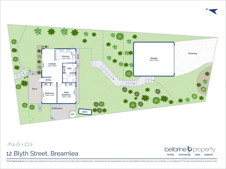 Floorplan of Homely house listing, 12 Blyth Street, Breamlea VIC 3227