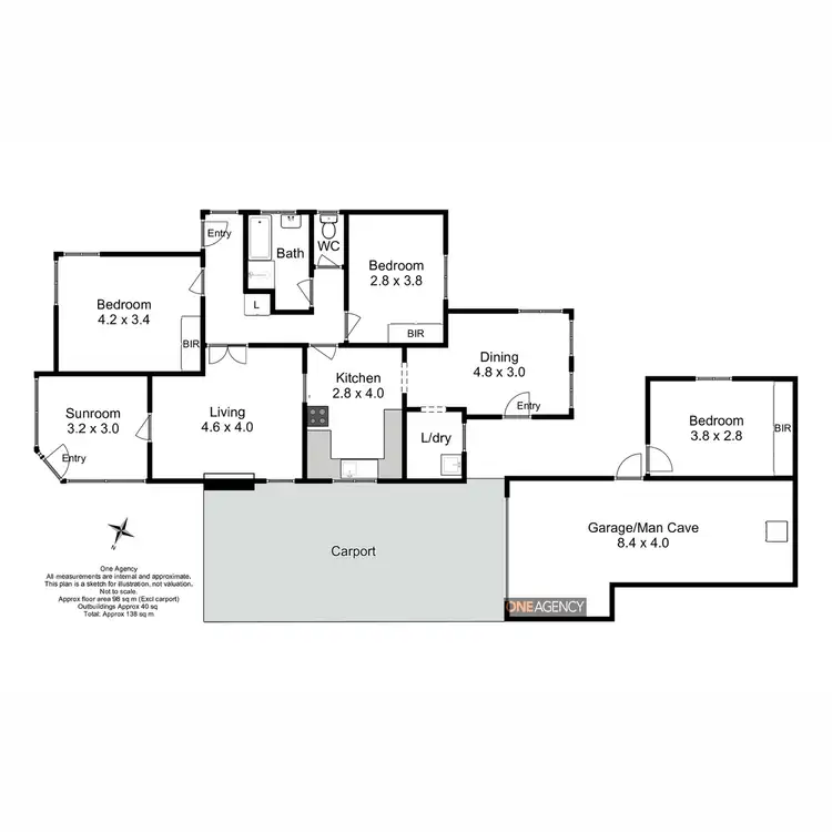 Floorplan of Homely house listing, 44 Brittons Road, Smithton TAS 7330