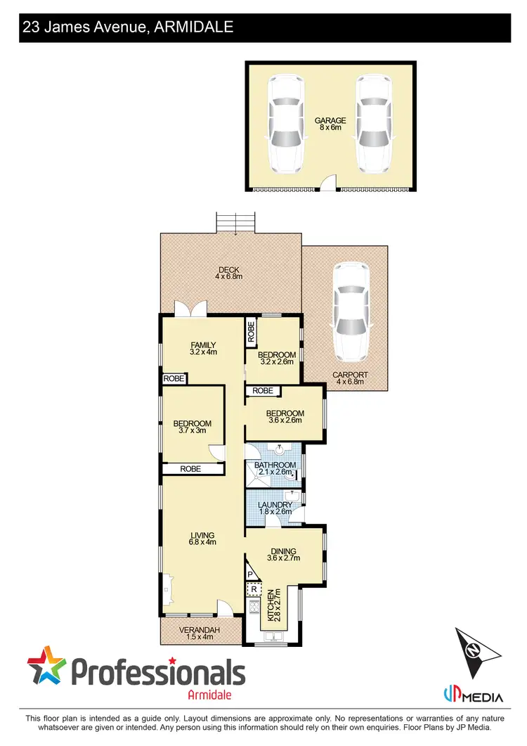 Floorplan of Homely house listing, 23 James Avenue, Armidale NSW 2350