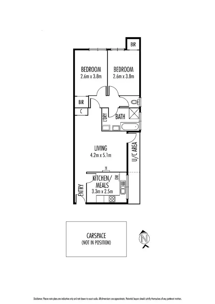 Floorplan of Homely apartment listing, 1/197-199 Maribyrnong Road, Ascot Vale VIC 3032