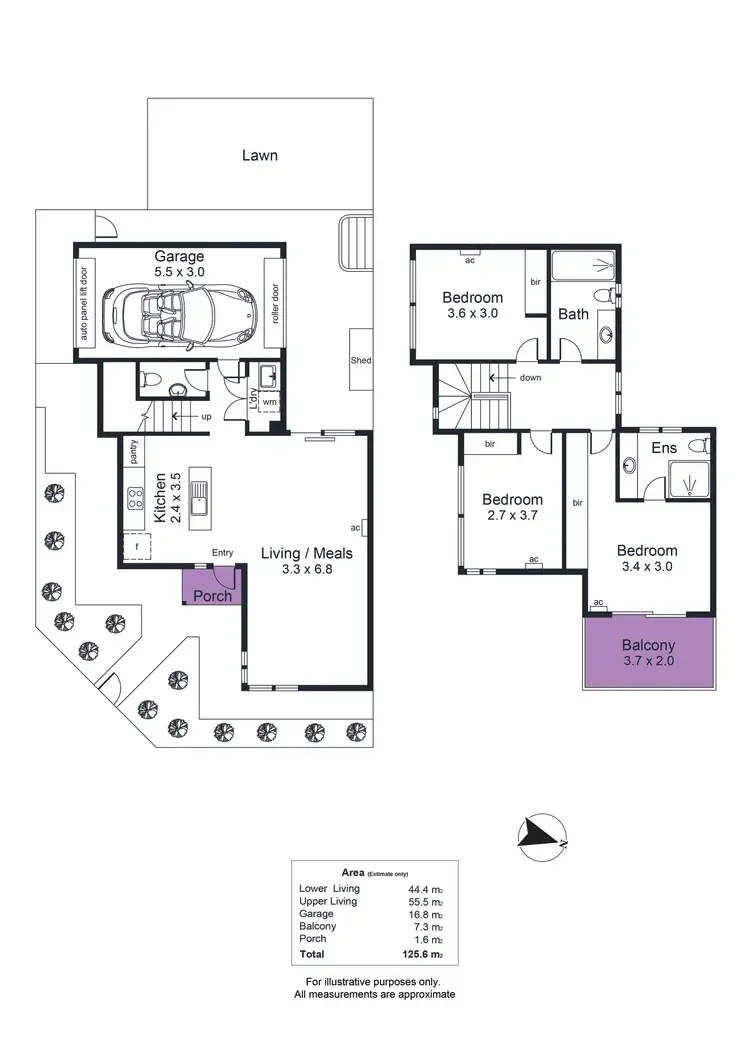 Floorplan of Homely townhouse listing, 14 Greenview Place, Blakeview SA 5114