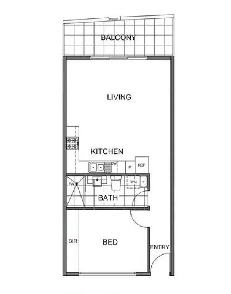 Floorplan of Homely apartment listing, 311/146 Bell Street, Coburg VIC 3058