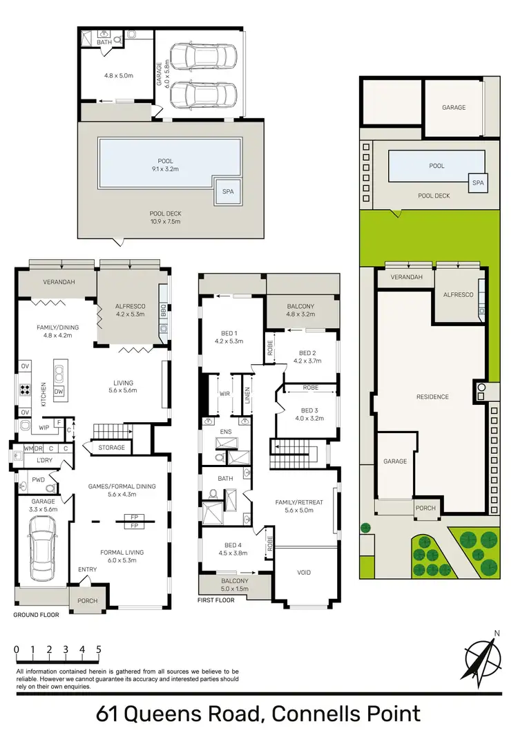 Floorplan of Homely house listing, 61 Queens Road, Connells Point NSW 2221