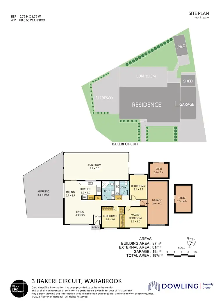 Floorplan of Homely house listing, 3 Bakeri Circuit, Warabrook NSW 2304