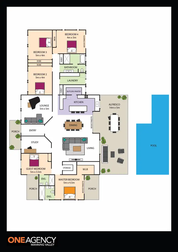 Floorplan of Homely rural property listing, 55 Hillville Road, Hillville NSW 2430