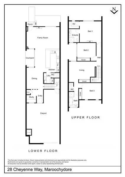 Floorplan of Homely house listing, 28 Cheyenne Way, Maroochydore QLD 4558