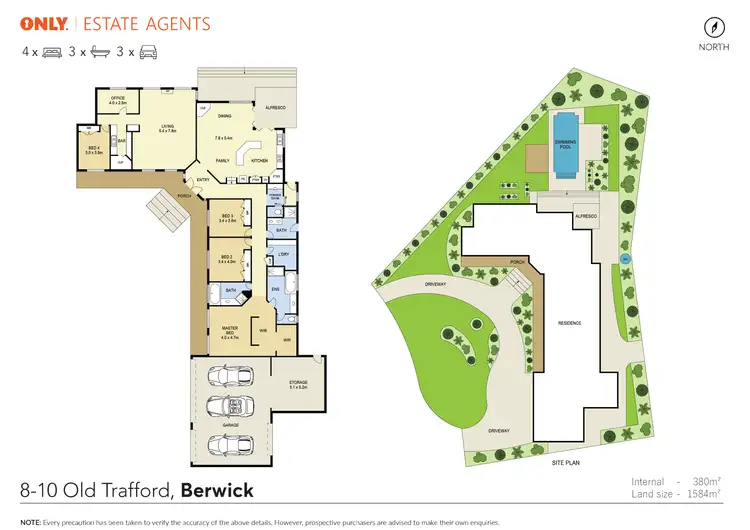 Floorplan of Homely house listing, 8-10 Old Trafford, Berwick VIC 3806