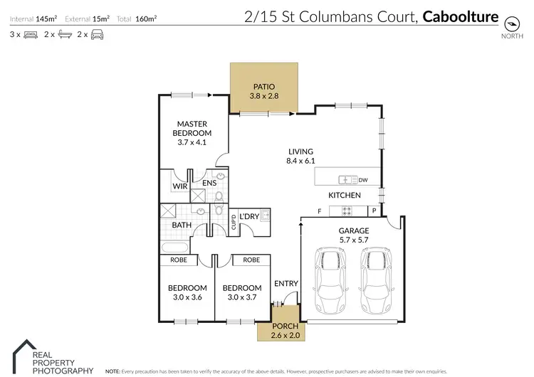 Floorplan of Homely house listing, 2/15 Saint Columbans Court, Caboolture QLD 4510