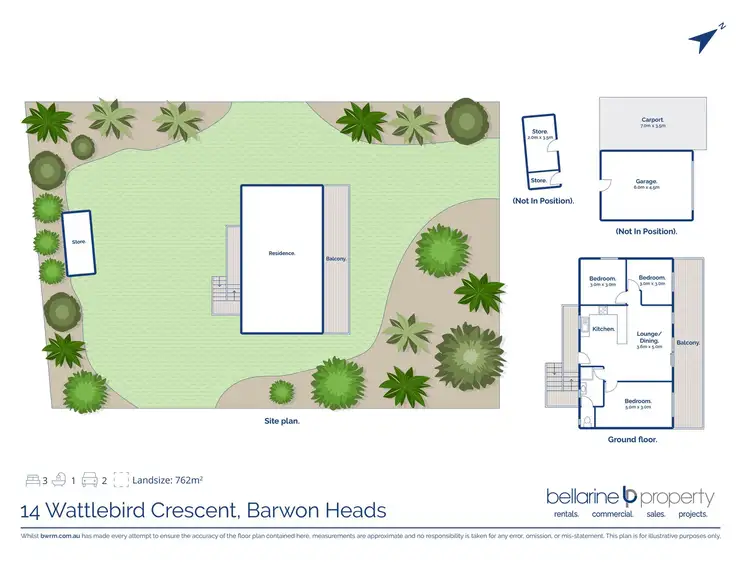 Floorplan of Homely house listing, 14 Wattlebird Crescent, Barwon Heads VIC 3227