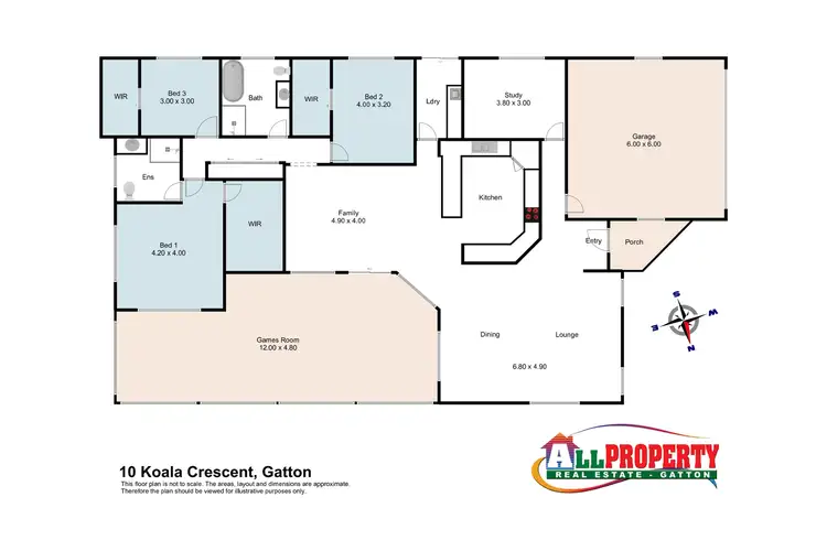 Floorplan of Homely house listing, 10 Koala Crescent, Gatton QLD 4343