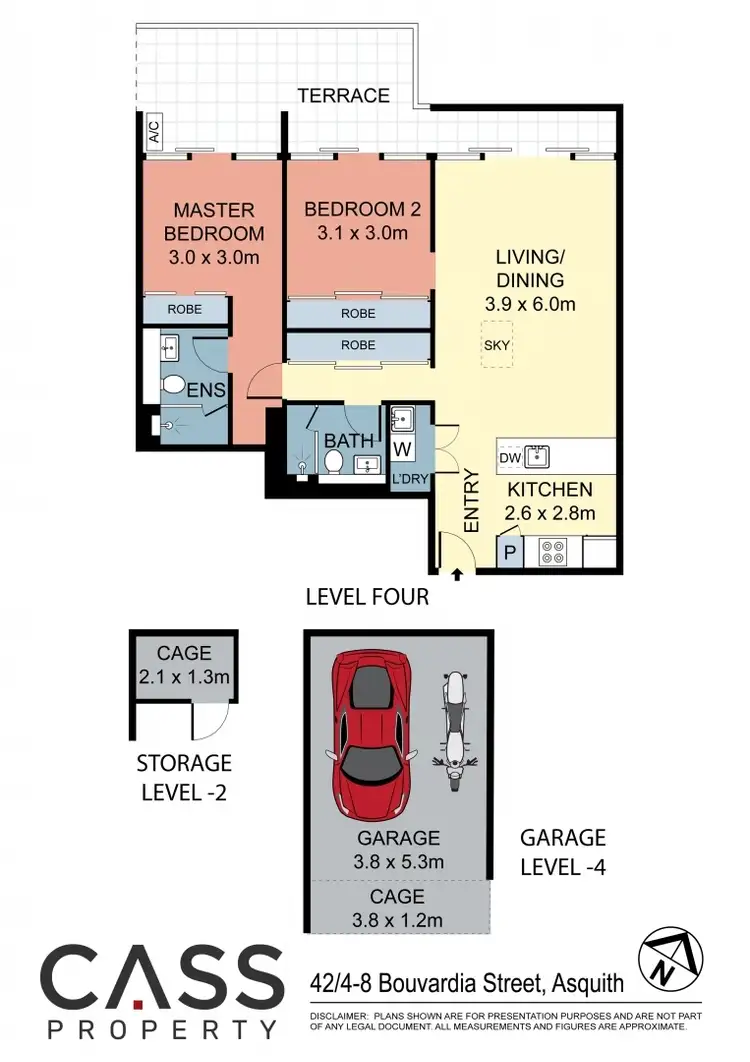Floorplan of Homely apartment listing, 42/4 Bouvardia Street, Asquith NSW 2077