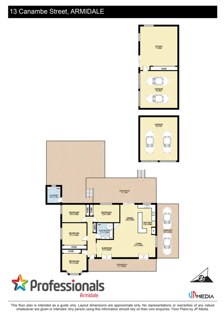 Floorplan of Homely house listing, 13 Canambe Street, Armidale NSW 2350