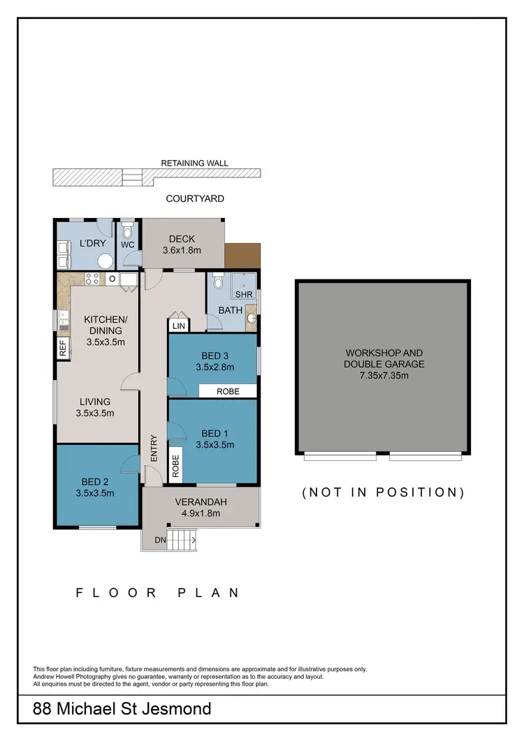 Floorplan of Homely house listing, 88 Michael Street, Jesmond NSW 2299
