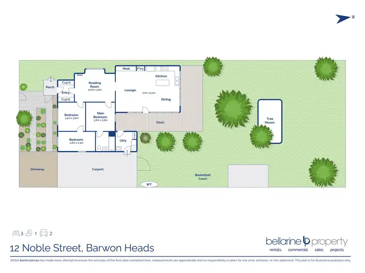 Floorplan of Homely house listing, 12 Noble Street, Barwon Heads VIC 3227