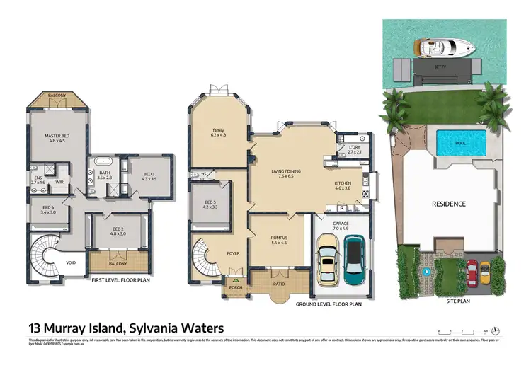 Floorplan of Homely house listing, 13 Murray Island, Sylvania Waters NSW 2224