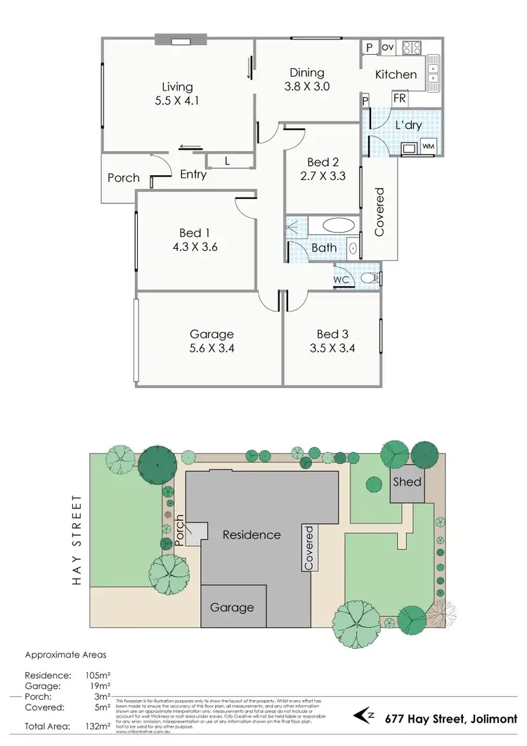 Floorplan of Homely house listing, 677 Hay Street, Jolimont WA 6014