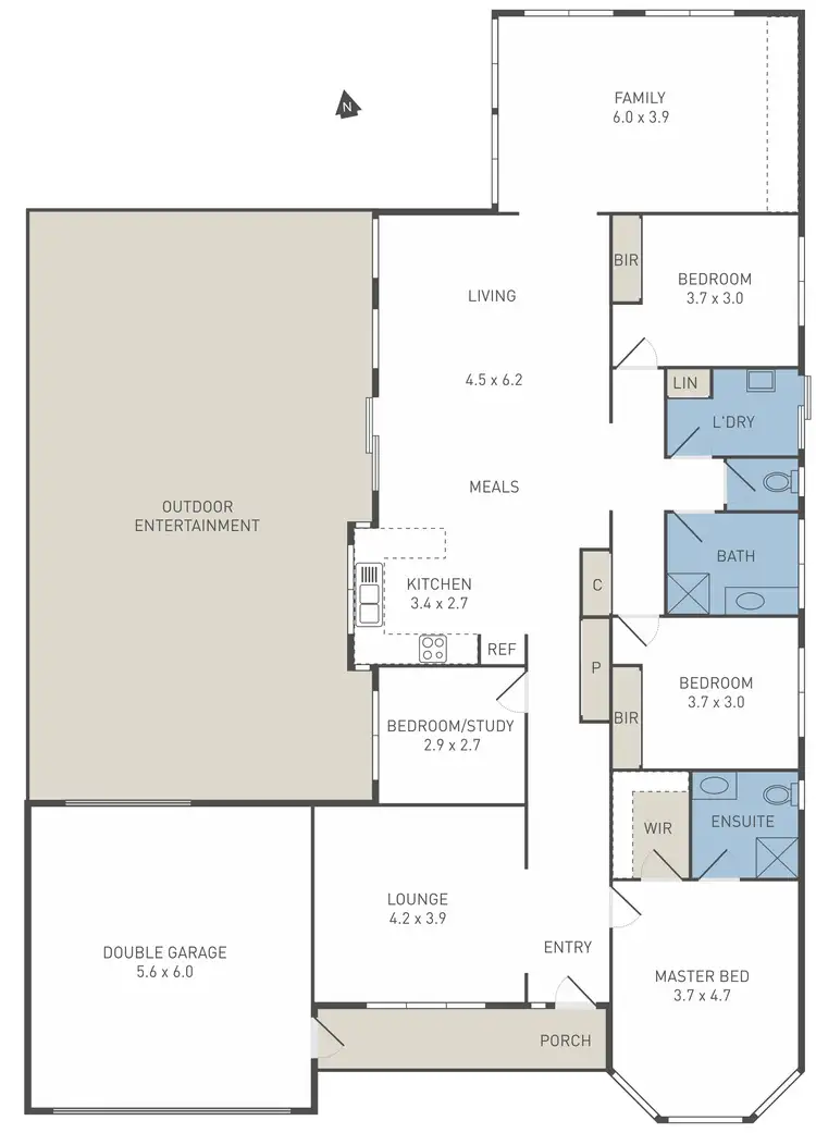 Floorplan of Homely house listing, 50 Fydler Avenue, Burnside VIC 3023