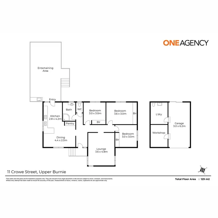 Floorplan of Homely house listing, 11 Crowe Street, Upper Burnie TAS 7320