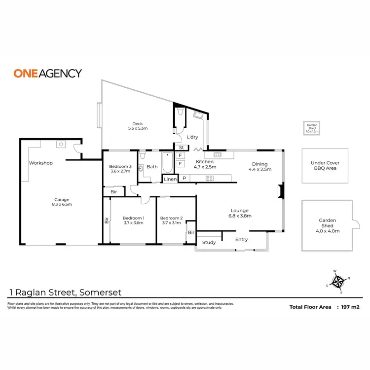 Floorplan of Homely house listing, 1 Raglan Street, Somerset TAS 7322