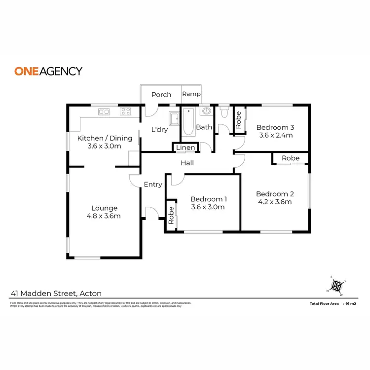 Floorplan of Homely house listing, 41 Madden Street, Acton TAS 7320