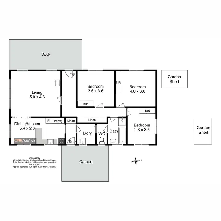 Floorplan of Homely house listing, 17 Upper Grant Street, Smithton TAS 7330