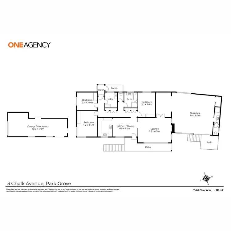 Floorplan of Homely house listing, 3 Chalk Avenue, Park Grove TAS 7320
