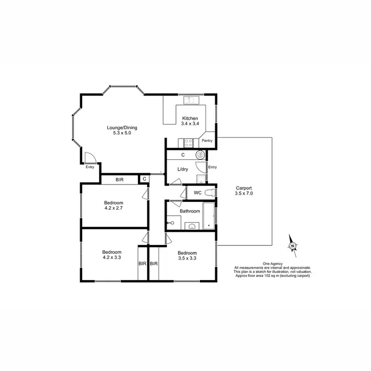 Floorplan of Homely house listing, 27 Upper Havelock Street, Smithton TAS 7330